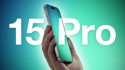 iPhone 15 Pro with two volume buttons and a blue-green titanium finish